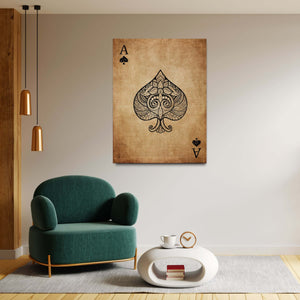 Ace of Spades Wall Art | MusaArtGallery™ 