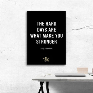 Aly Raisman Quote Canvas