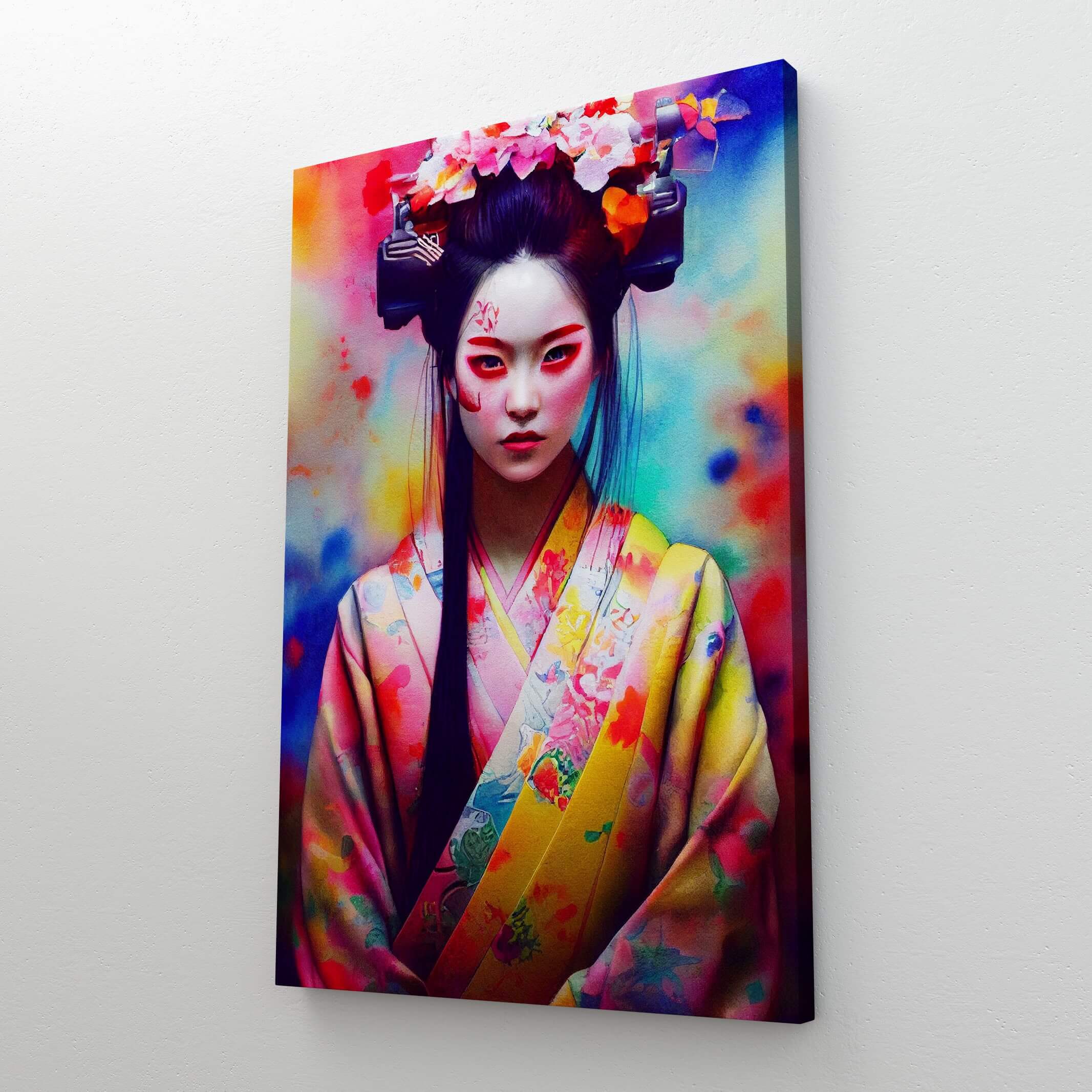 Abstract Geisha Art
