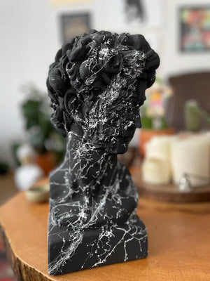 Black David Head Sculpture | MusaArtGallery™