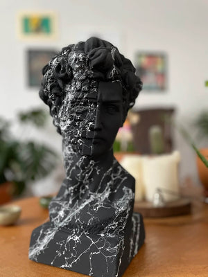Black David Head Sculpture | MusaArtGallery™
