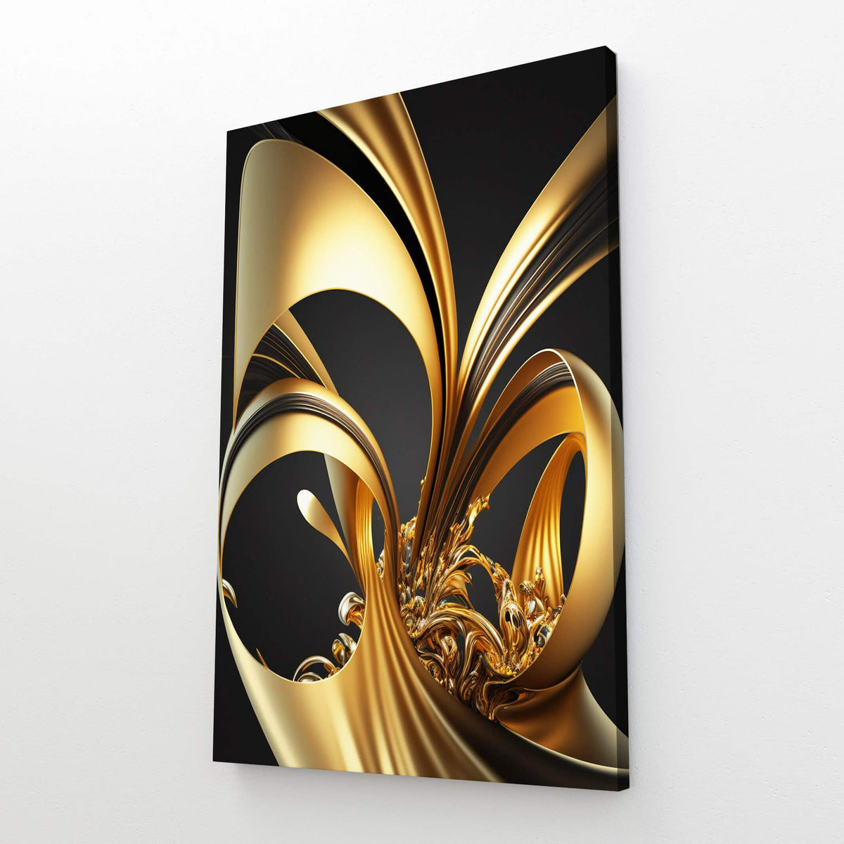 Black and Gold Abstract Wall Art | MusaArtGallery™