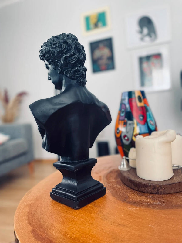 Black and Gold David Bust | MusaArtGallery™