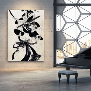 Black and White Samurai Wall Art | MusaArtGallery™ 