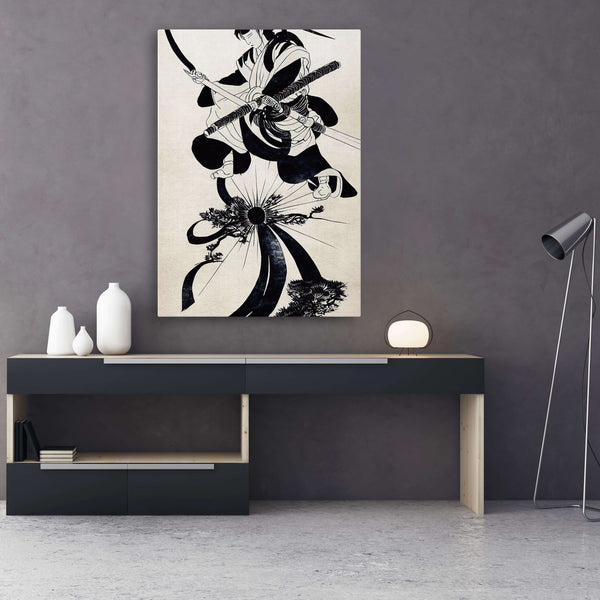 Black and White Samurai Wall Art | MusaArtGallery™ 