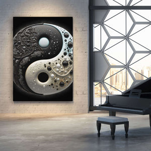 Black and White Yin Yang Wall Art | MusaArtGallery™ 