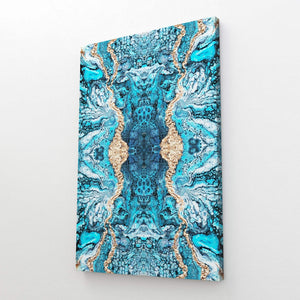 Blue Abstract Art Bright Colors | MusaArtGallery™ 
