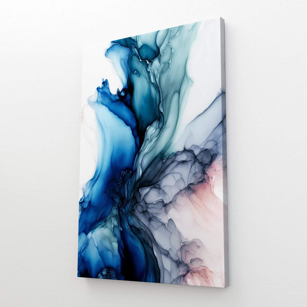 Blue Abstract Canvas | MusaArtGallery™ 