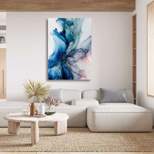 Blue Abstract Canvas | MusaArtGallery™ 