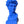 Blue David Head Sculpture