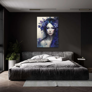 Blue Geisha Wall Art | MusaArtGallery™ 