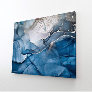 Blue Marble Canvas Art | MusaArtGallery™