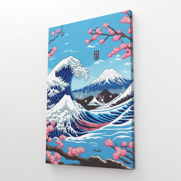 Blue Modern Japanese Wall Art | MusaArtGallery™