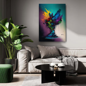 Bright Color Abstract Wall Art | MusaArtGallery™ 