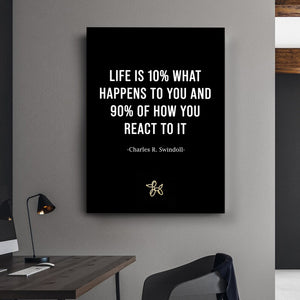 Charles Swindoll Quote Canvas - Motivational Wall Art