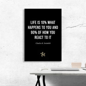 Charles Swindoll Quote Canvas - Motivational Wall Art