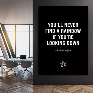 Charlie Chaplin Wall Art - Quote Canvas 