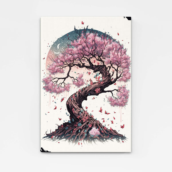 Cherry Blossom Canvas Wall Art | MusaArtGallery™ 