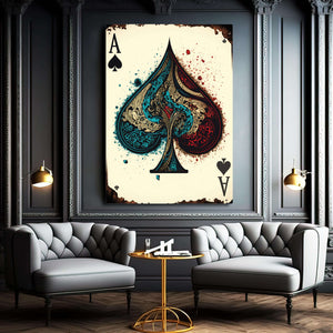 Classic Ace of Spades Art | MusaArtGallery™ 