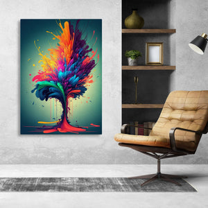 Colorful Abstract Canvas Wall Art | MusaArtGallery™