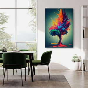 Colorful Abstract Canvas Wall Art | MusaArtGallery™