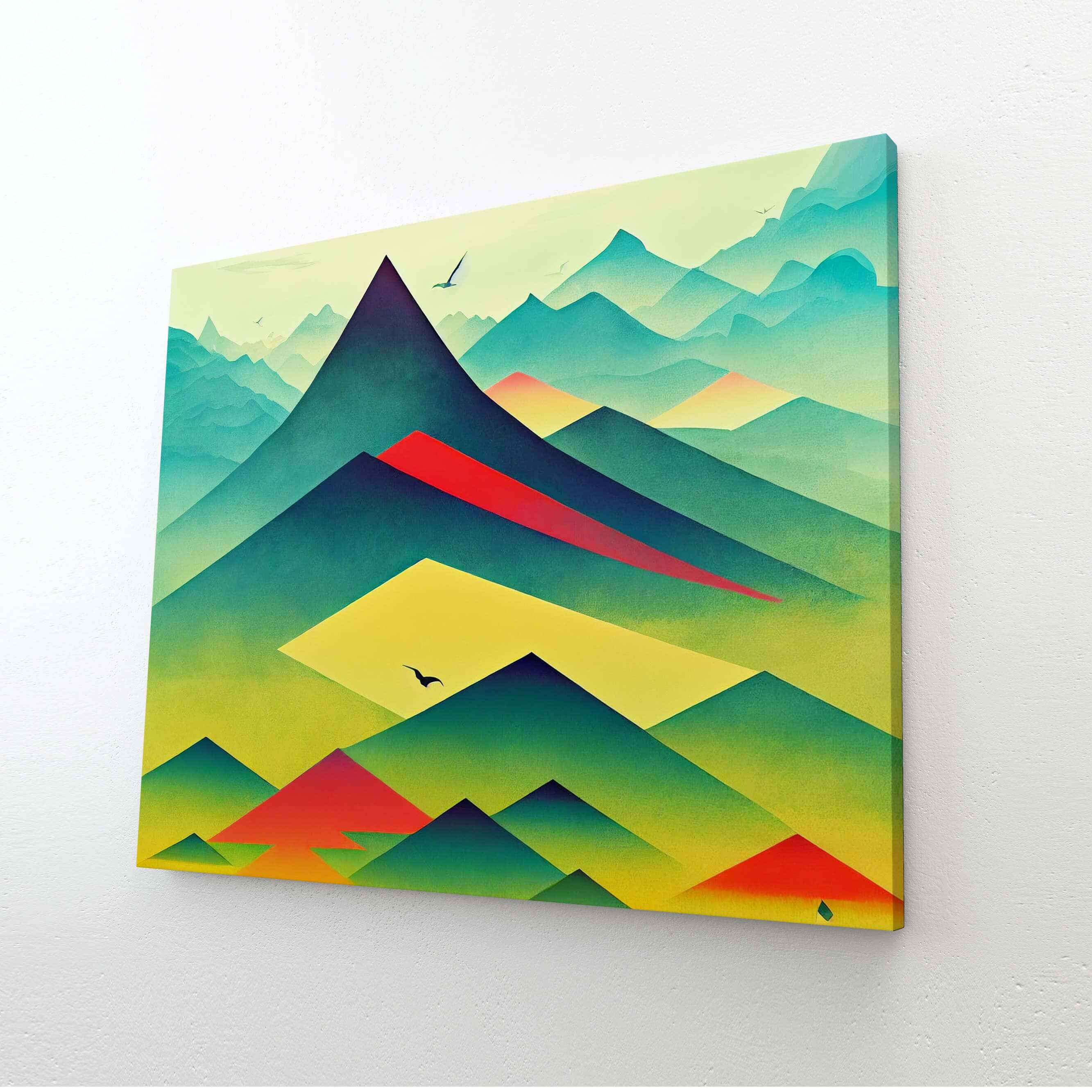 Colorful Abstract Mountain Art | MusaArtGallery™