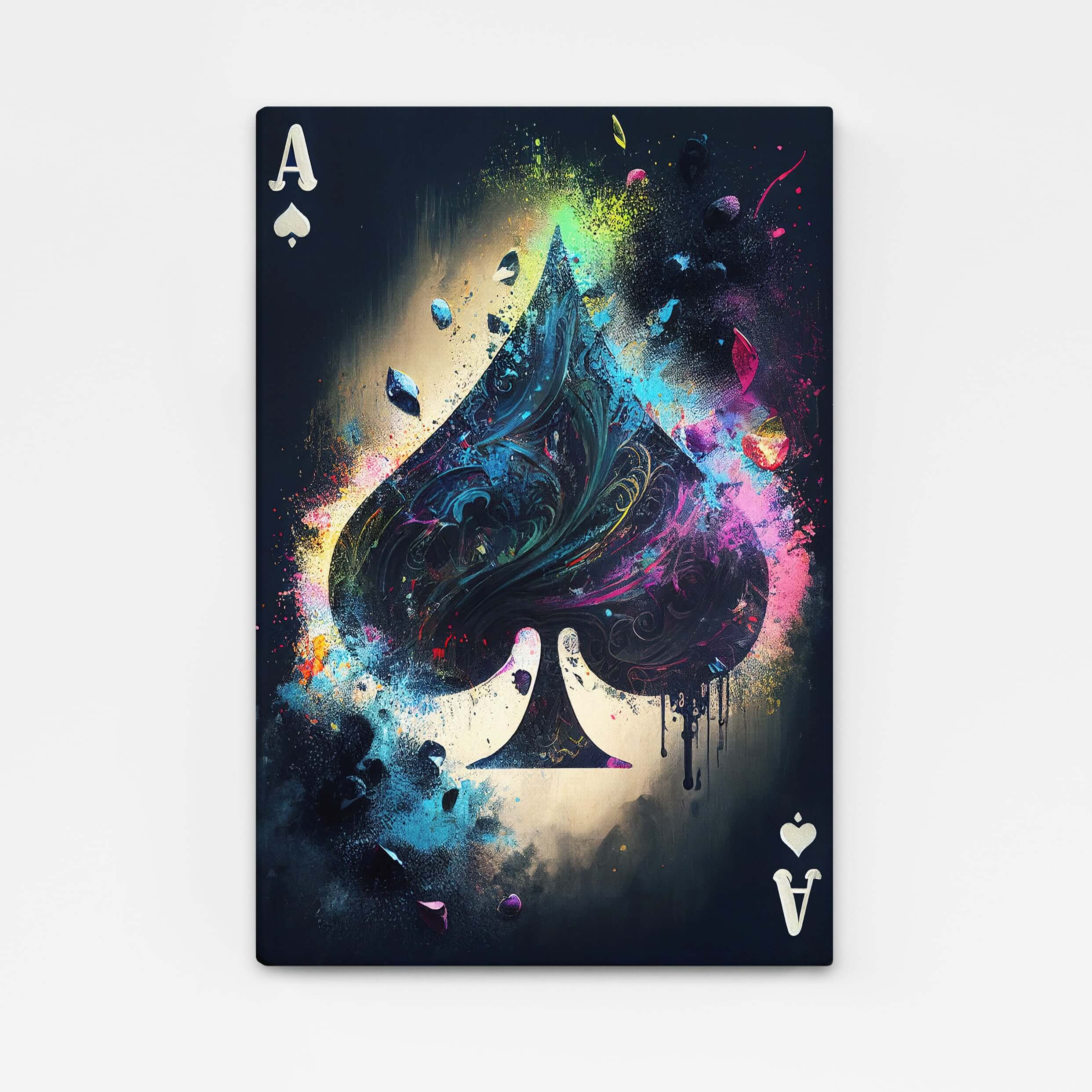 Splatter Spade Ace Of Spades Art Design at Cathy Remington blog