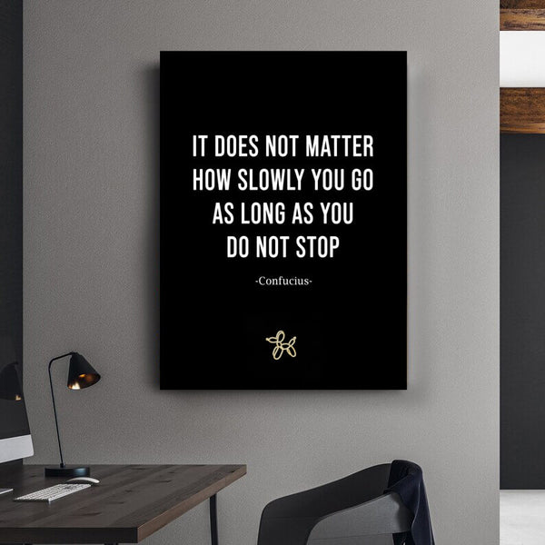 Confucius Quote Canvas - Motivational Wall Art