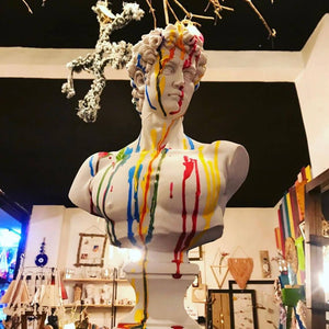 Colorful David Bust Statue - David Bust Statue For Sale