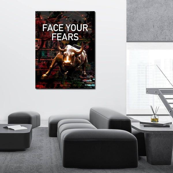 Face your Fears Canvas 