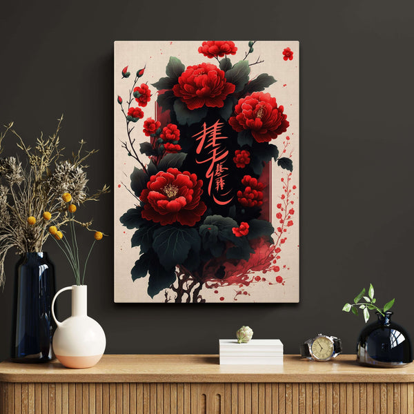 Floral Japanese Wall Decor | MusaArtGallery™ 