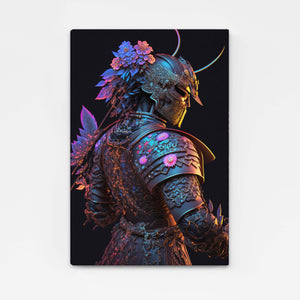 Floral Samurai Wall Art | MusaArtGallery™ 