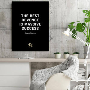 Frank Sinatra Quote Canvas - Motivational Wall Art