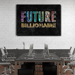 Future Billionaire Motivational Canvas