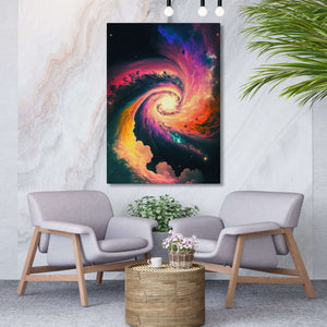 Galaxy Abstract Wall Art | MusaArtGallery™ 