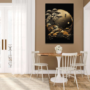 Gold Japanese Canvas | MusaArtGallery™ 