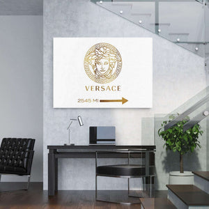 Gold Versace Canvas - Fashion Wall Art