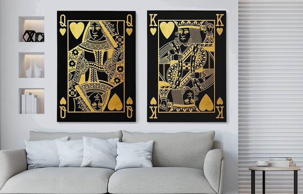 King and Queen Canvas | MusaArtGallery™ 