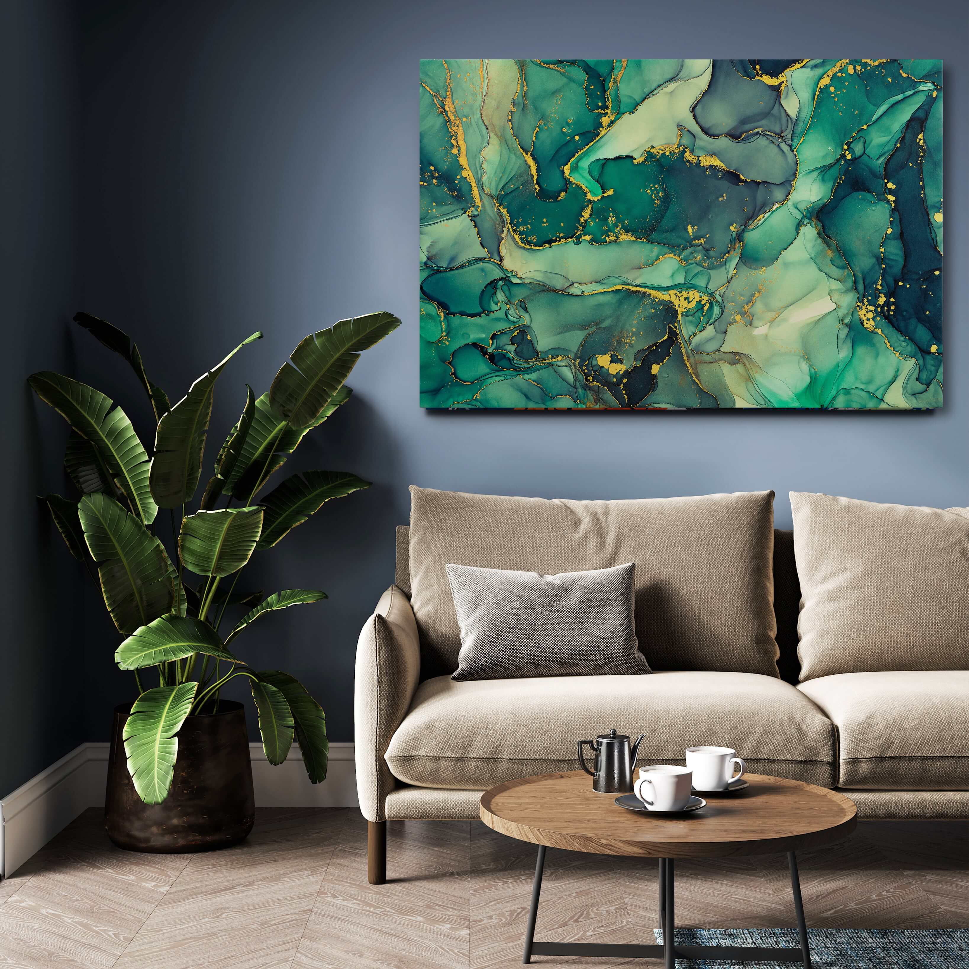 Green Marble Art | MusaArtGallery™
