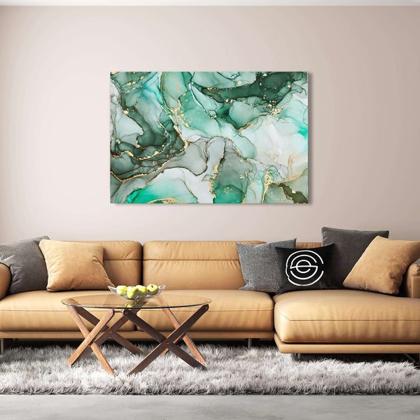 Green Marble Wall Art | MusaArtGallery™ 