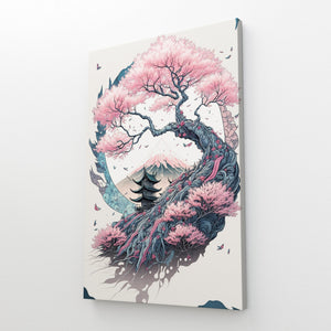 Japanese Cherry Blossom Wall Art | MusaArtGallery™ 