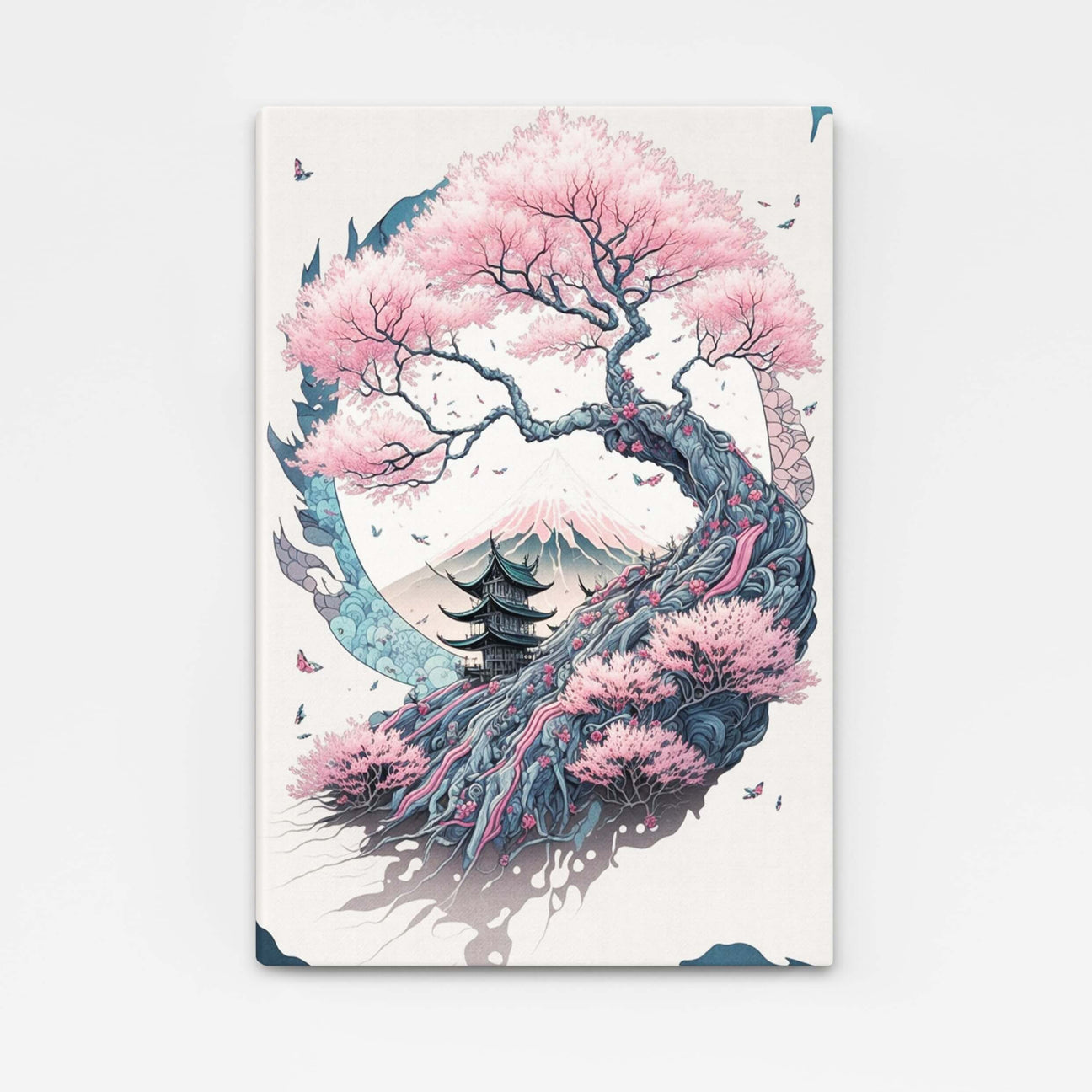 Home Japanese Cherry Blossom Wall Art