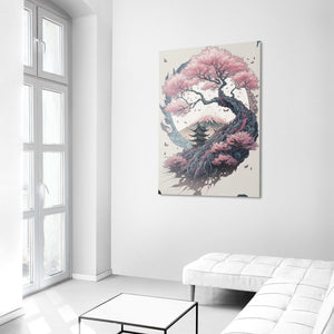 Japanese Cherry Blossom Wall Art | MusaArtGallery™ 