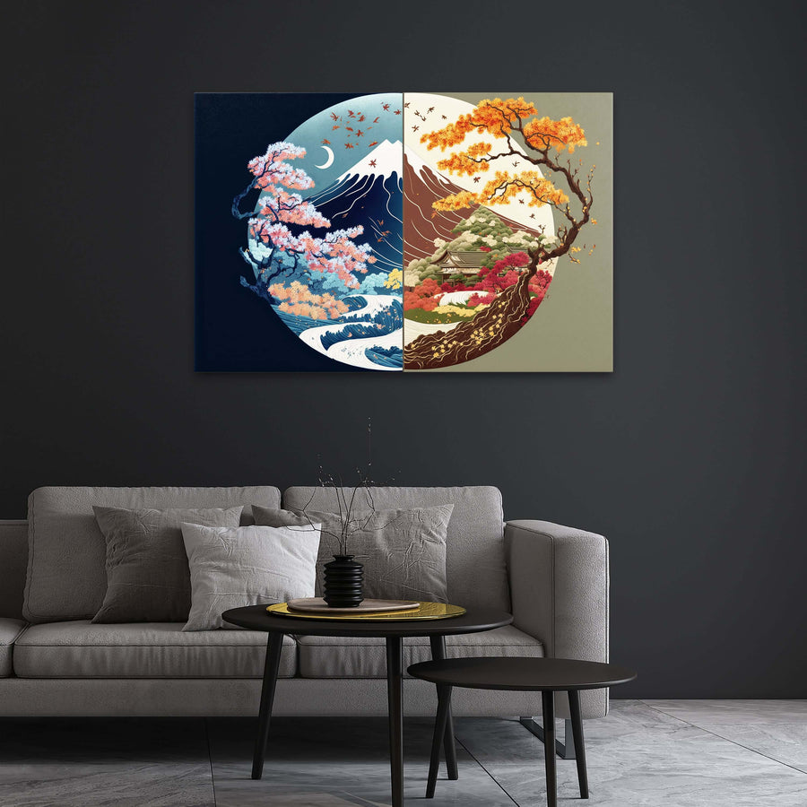 Japanese Four Seasons Wall Art | MusaArtGallery™