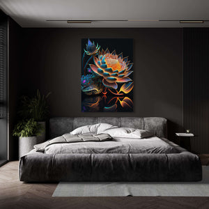 Japanese Lotus Flower Art | MusaArtGallery™