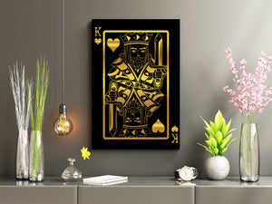 King of Hearts Canvas | MusaArtGallery™