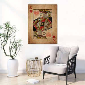 King of Hearts Wall Art | MusaArtGallery™
