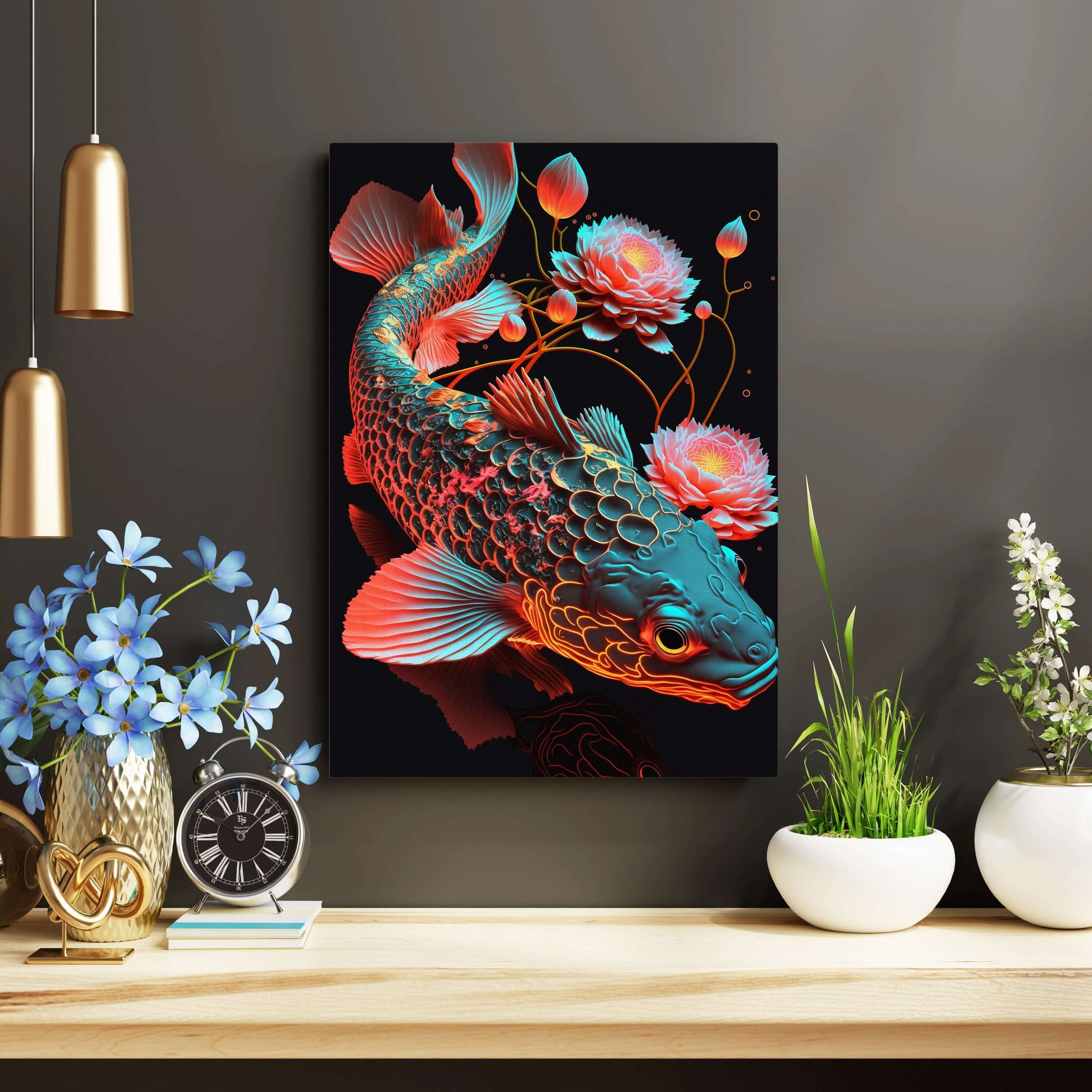 Koi Fish Japanese Art | MusaArtGallery™