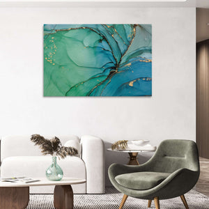 Light Green Marble Art | MusaArtGallery™ 
