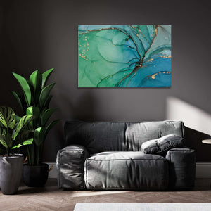 Light Green Marble Art | MusaArtGallery™ 
